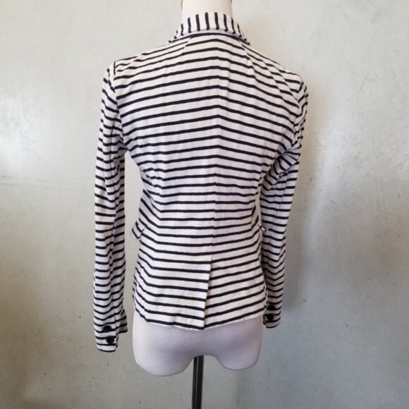 J. Crew Women's Maritime Blazer Cotton Striped Long Sleeve Sweater XS (J9) - Picture 2 of 7